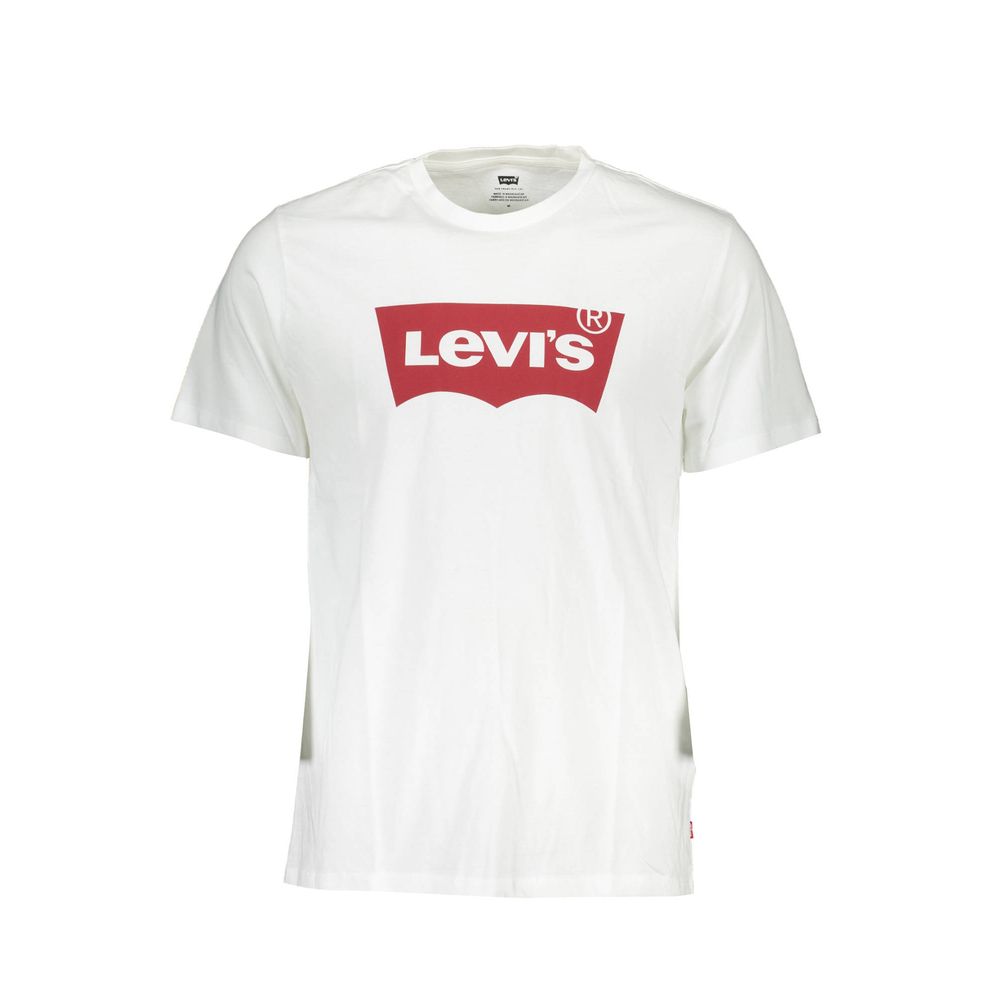 Levi's White Cotton Men's T-Shirt