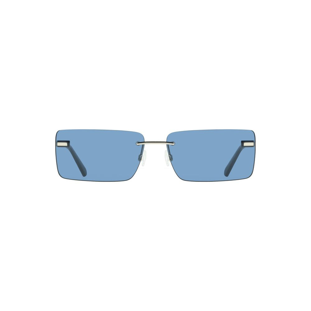 Calvin Klein Blue Metal Women Sunglass