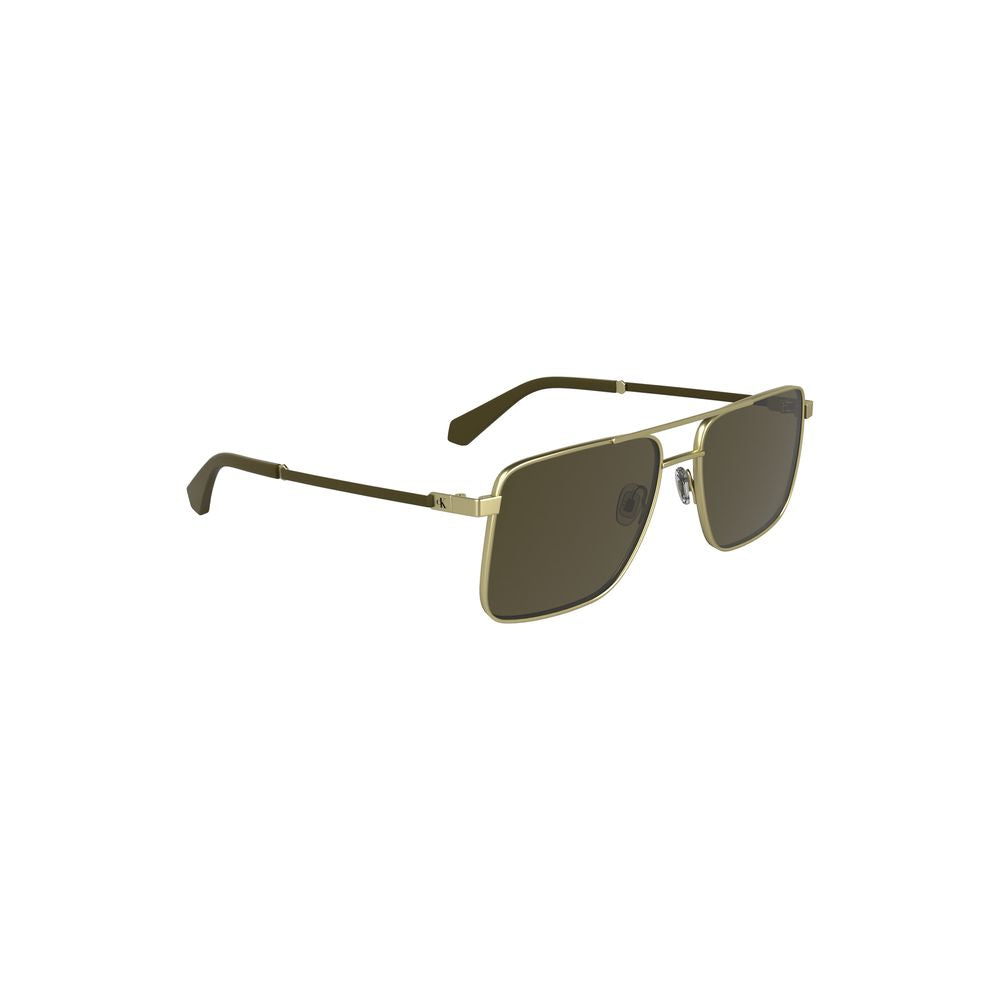 Gold Metal Men Sunglass