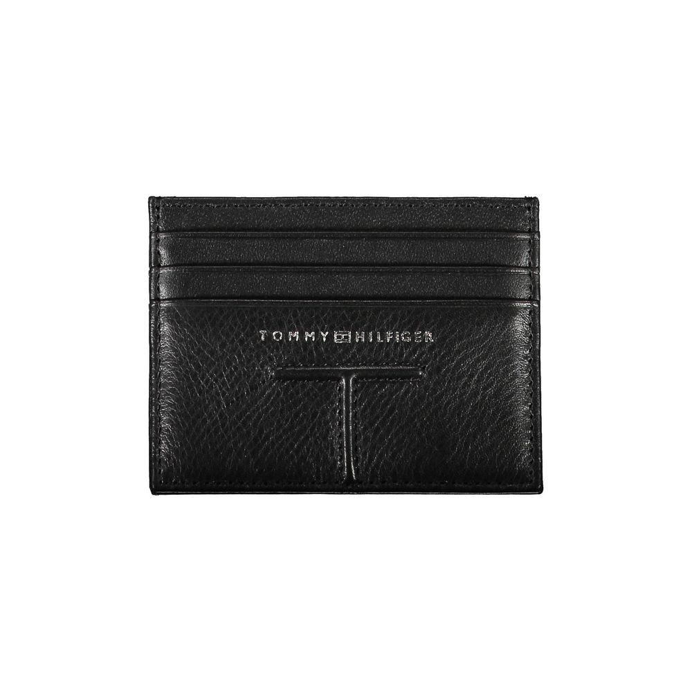 Tommy Hilfiger Nero Pelle Mens Wallet - Luxe Marca
