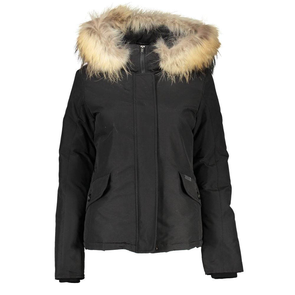 Woolrich Black Cotton Women's Jacket - Luxe Marca
