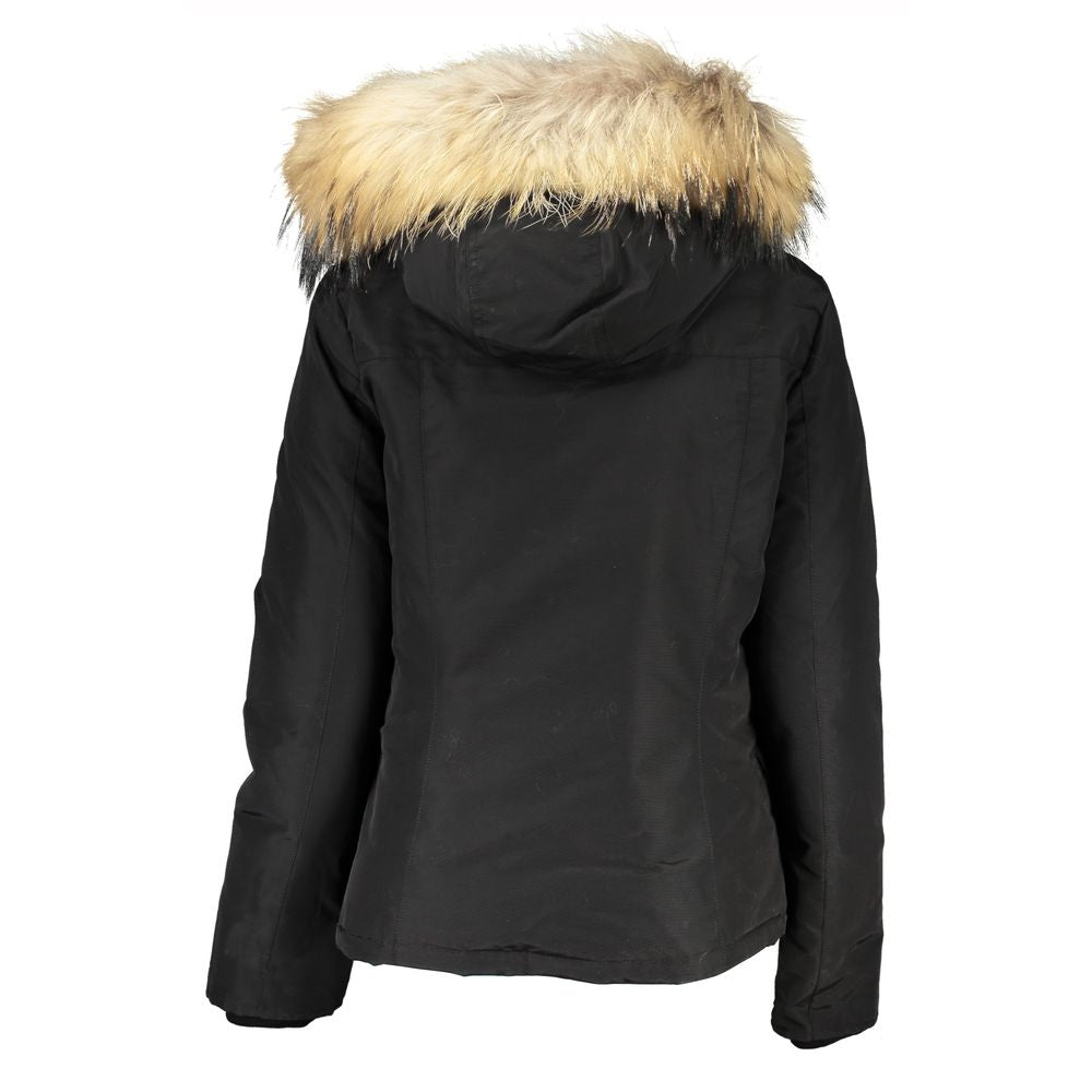 Woolrich Black Cotton Women's Jacket - Luxe Marca