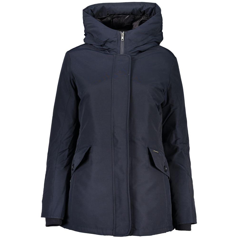 Woolrich Blu Cotton Women's Jacket - Luxe Marca