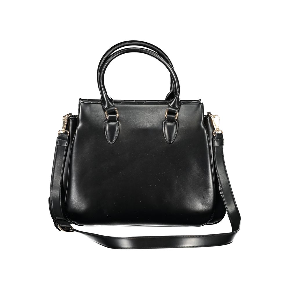 Mario Valentino Black Polyethylene Women Handbag