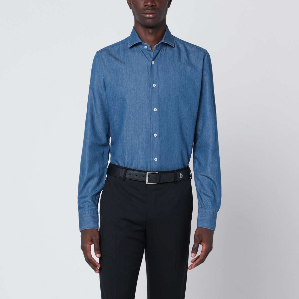 XACUS XACUS Blue denim shirt