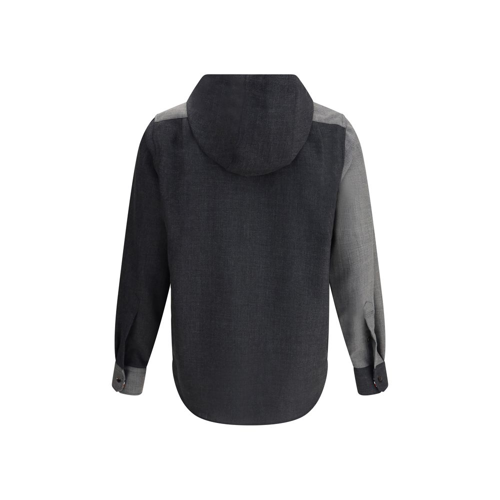 سترة قميص بغطاء رأس من توم براون