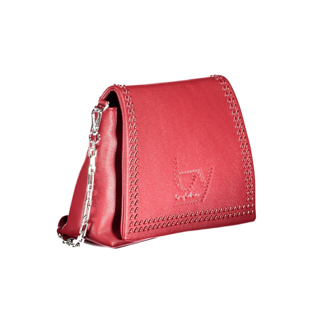 BYBLOS Rosso Polyurethane Women Handbag - Luxe Marca