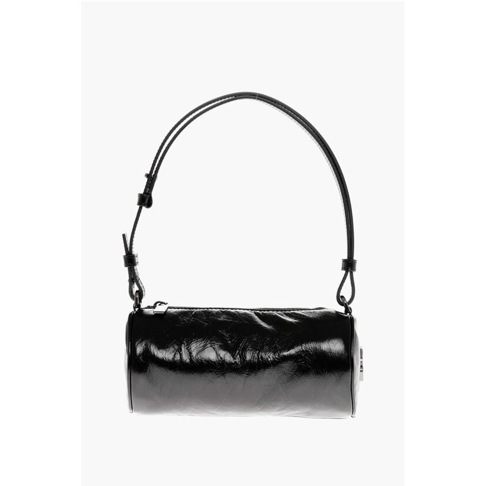 Leather TORPEDO Mini Bag with Silver Tone Logo