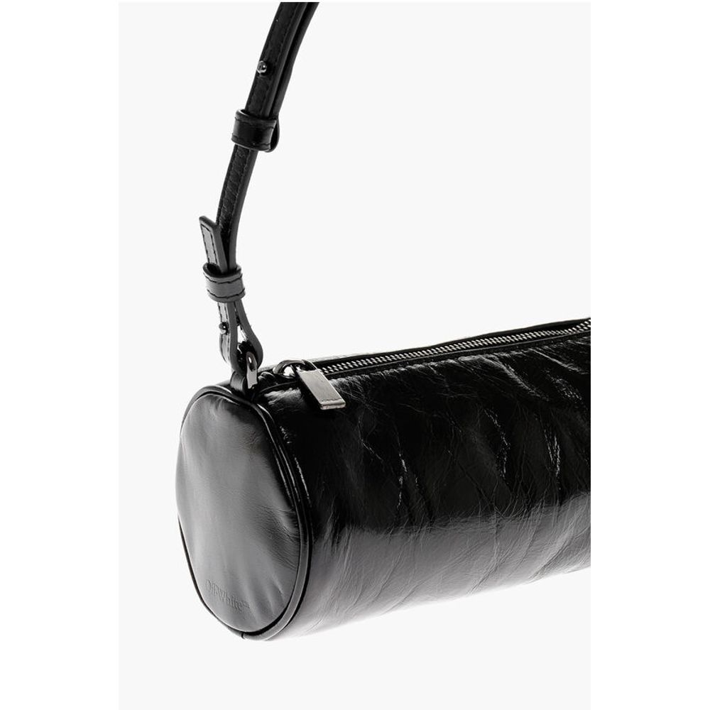 Leather TORPEDO Mini Bag with Silver Tone Logo