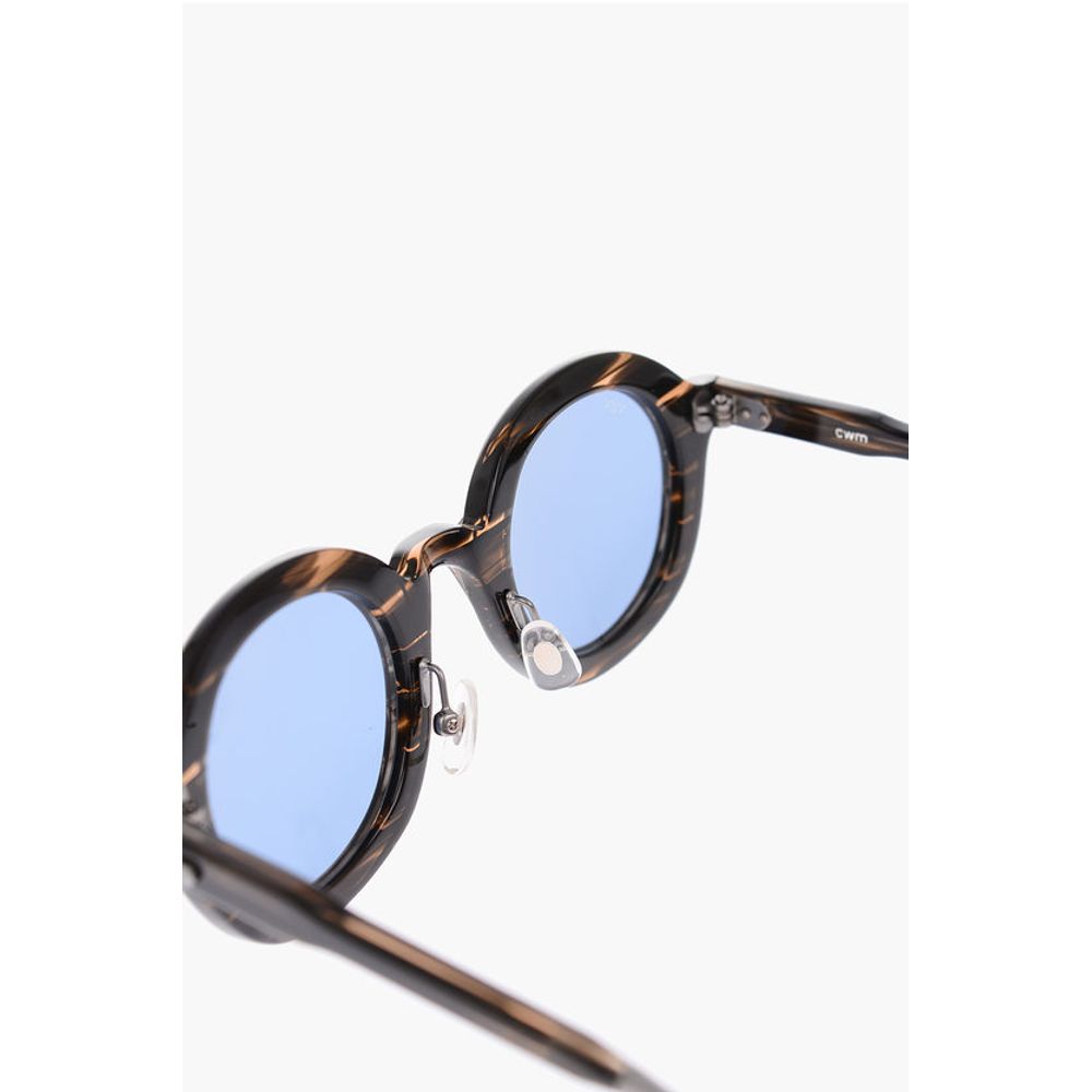 Turtle Printed Rounded Sunglasses