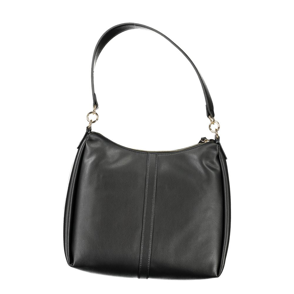 Tommy Hilfiger Black Polyester Women Shoulder Bag - Luxe Marca