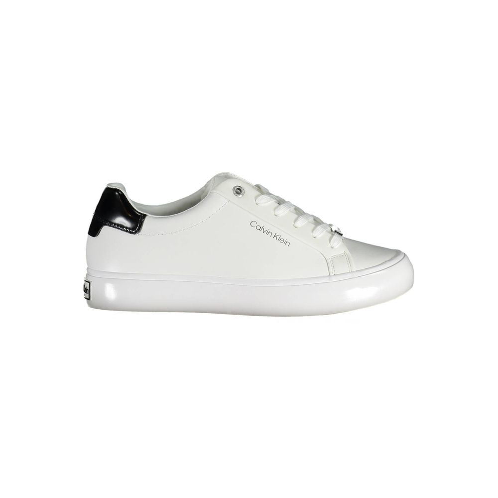 Calvin Klein Bianco Pelle Women Sneaker - Luxe Marca