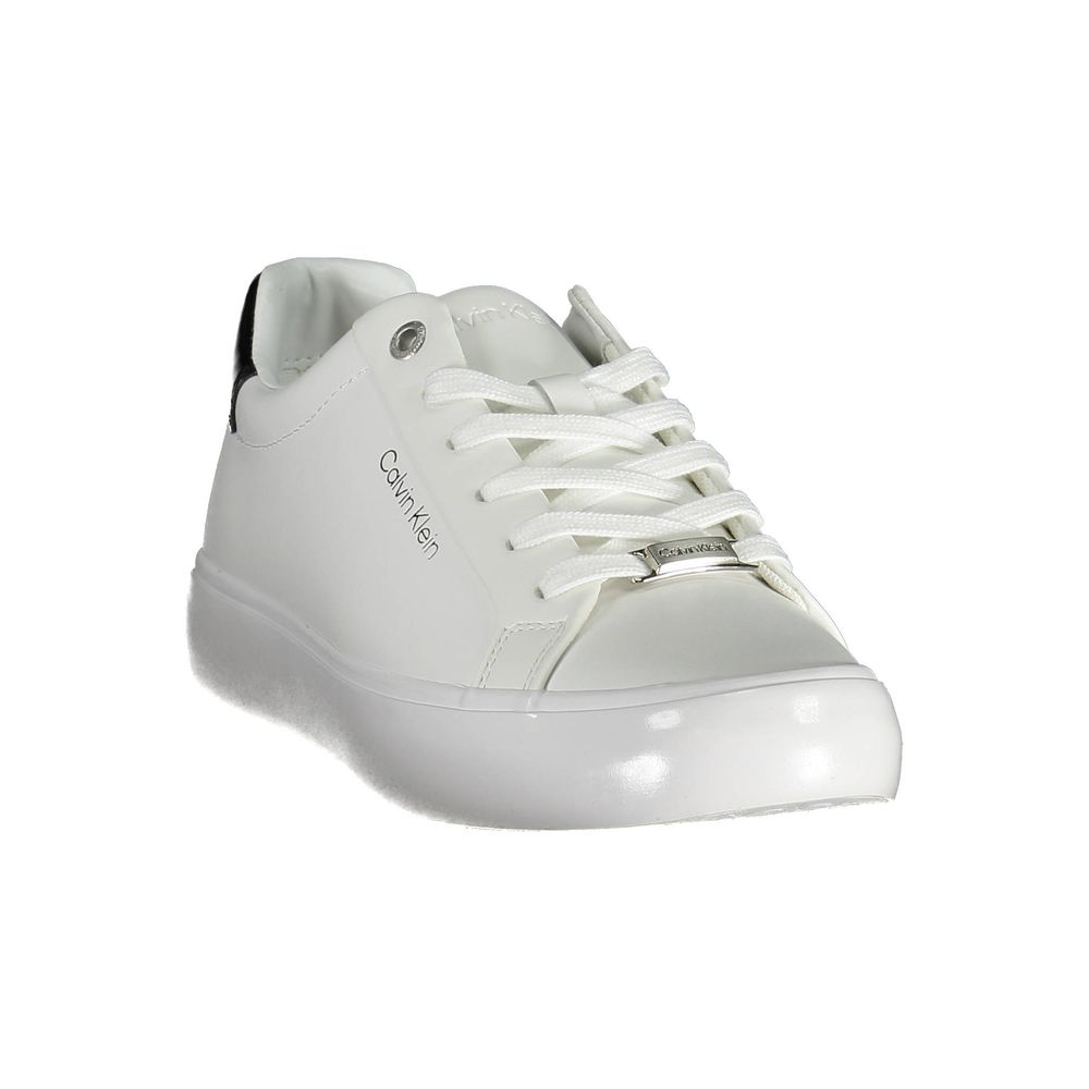 Calvin Klein Bianco Pelle Women Sneaker - Luxe Marca