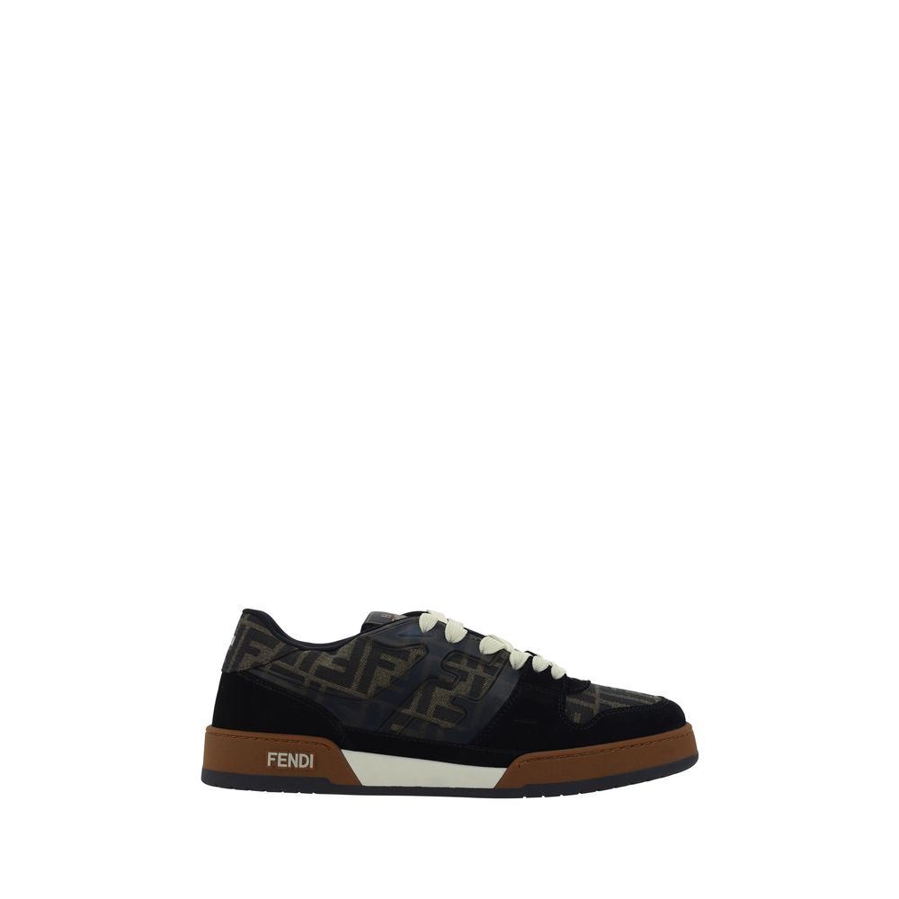 Fendi Multicolor Calf Leather Bos Taurus Low Top Sneakers - Luxe Marca