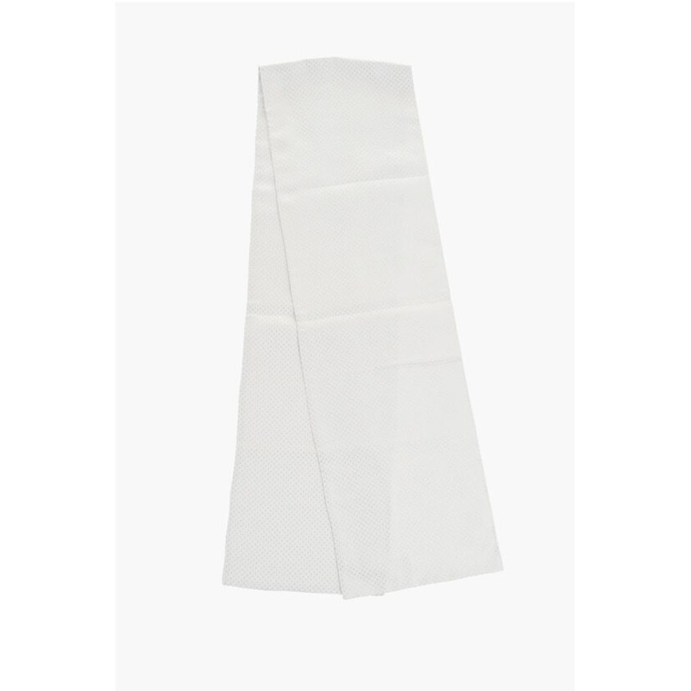 Embroidered Silk Foulard