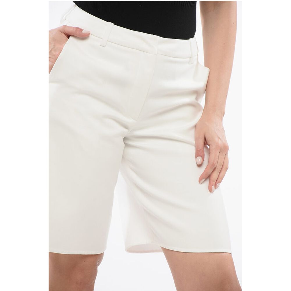 Cotton Wide-leg Shorts