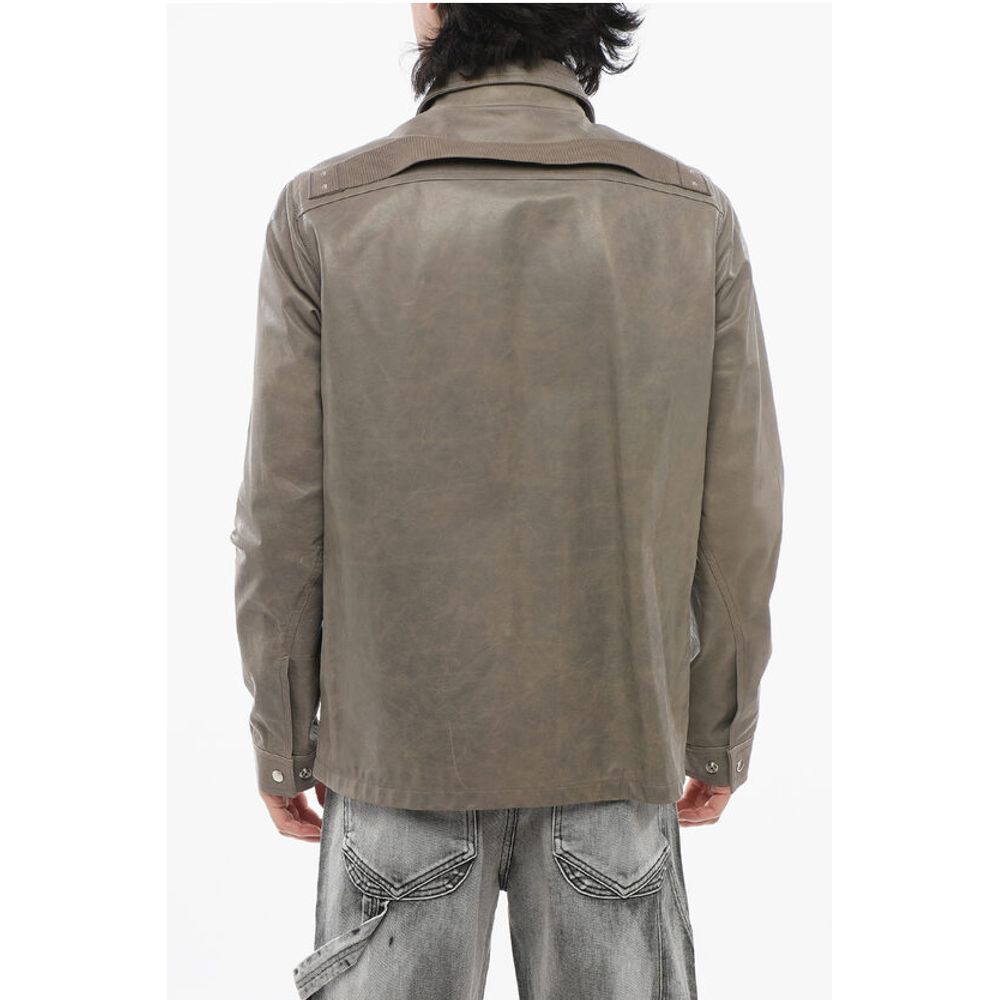 LIDO Leather BRAD Jacket with Front Zip