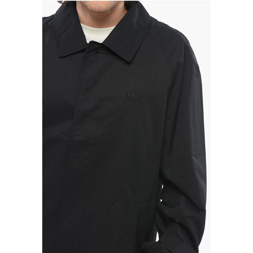 Lightweight Twill Cotton Coat with hidden Closure