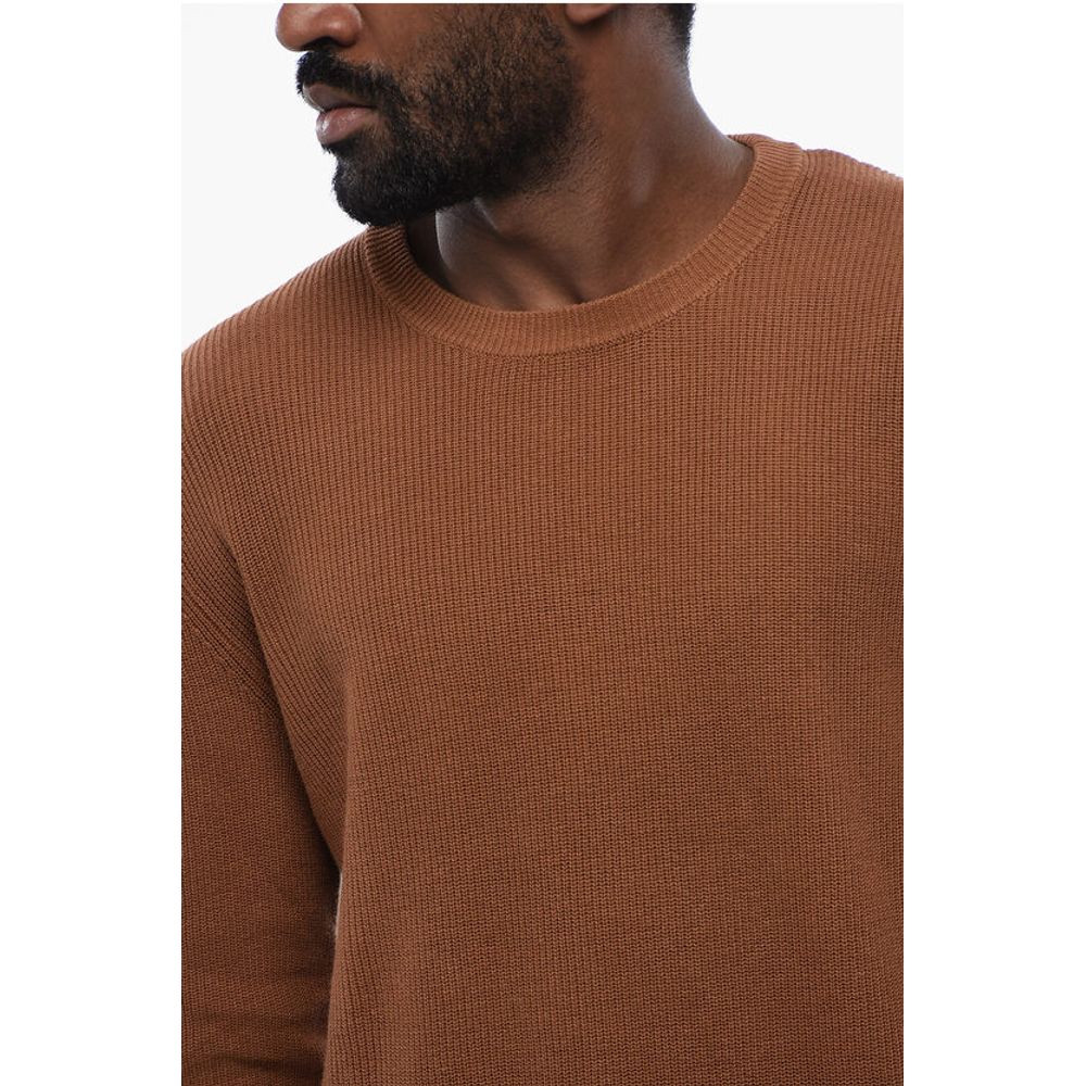 Linen Blend Crewneck Sweater