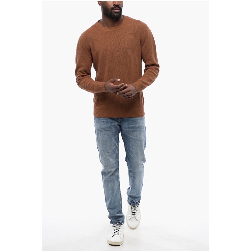 Linen Blend Crewneck Sweater