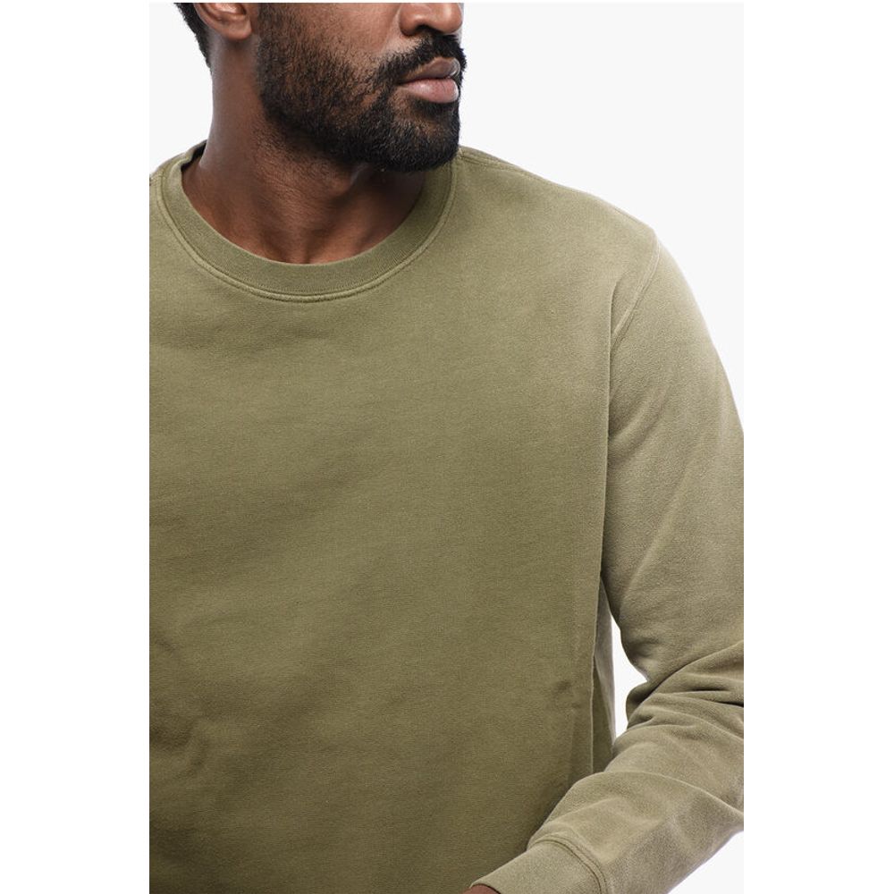 Brushed Cotton Crewneck Sweater