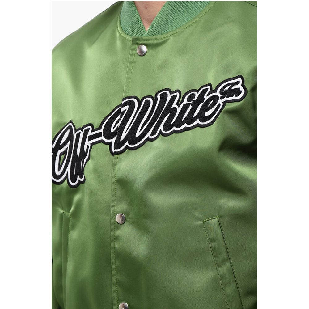 Nylon WILLOW Bomber Jacket with Front Logo