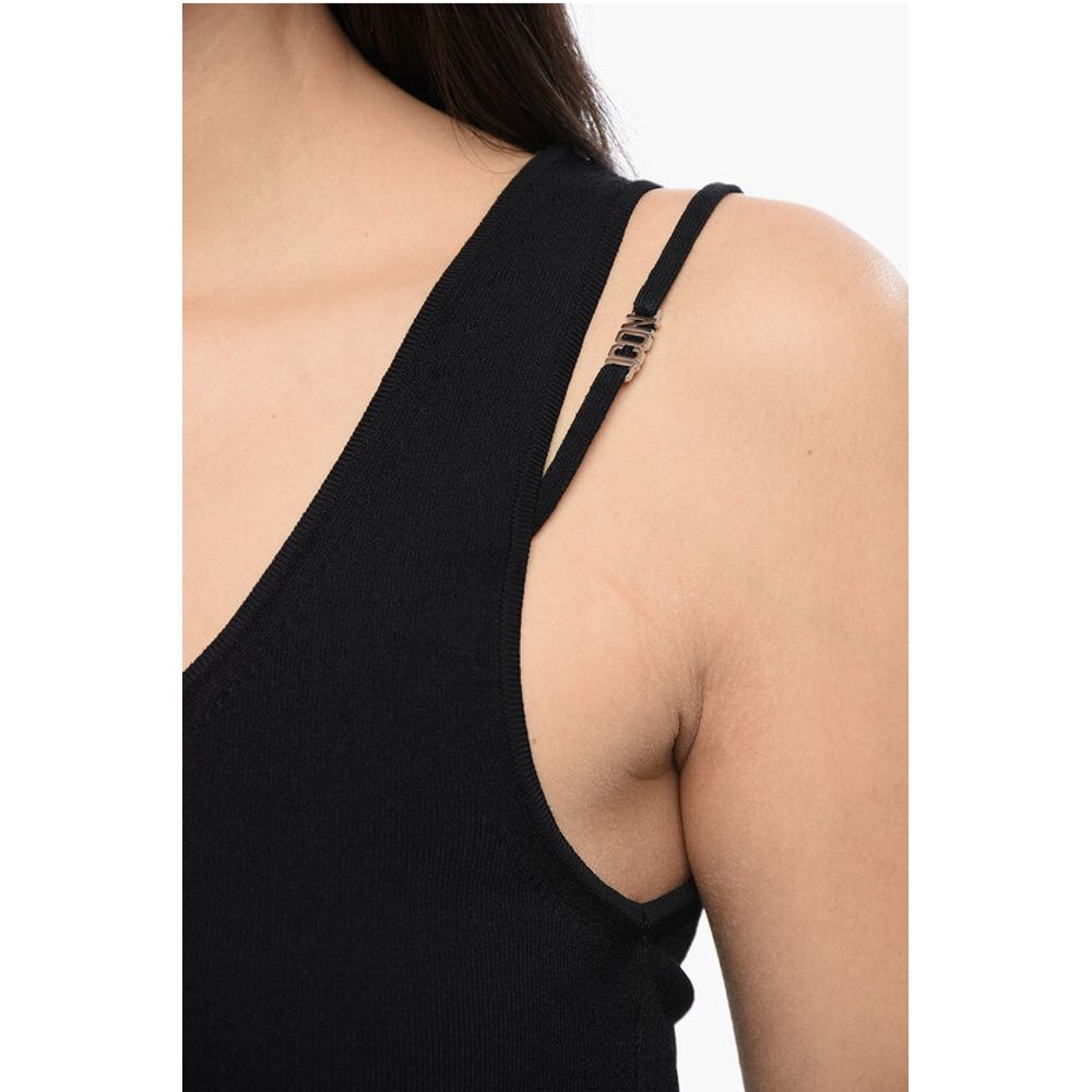 Knitted PIXELED ICON Crop Top