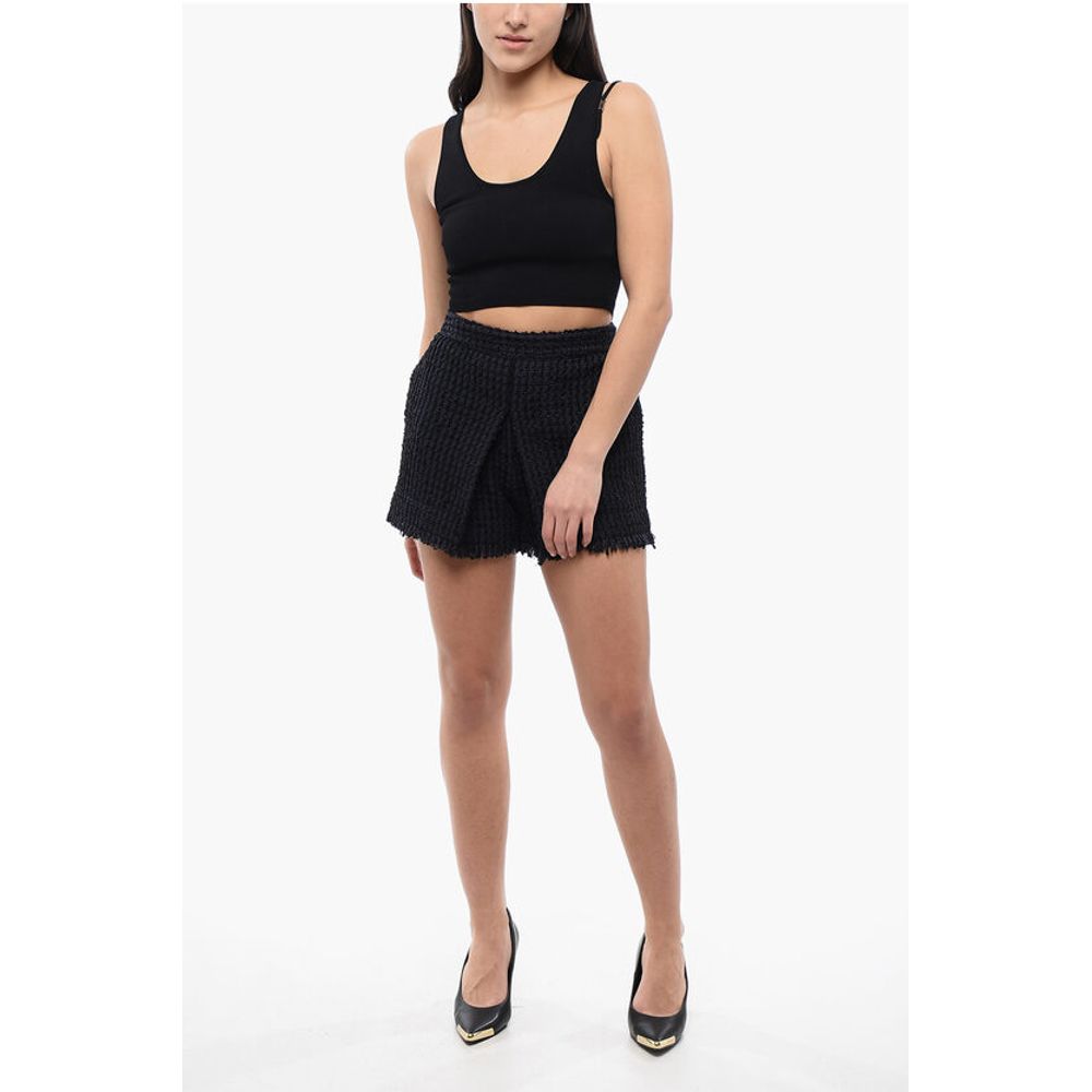 Knitted PIXELED ICON Crop Top