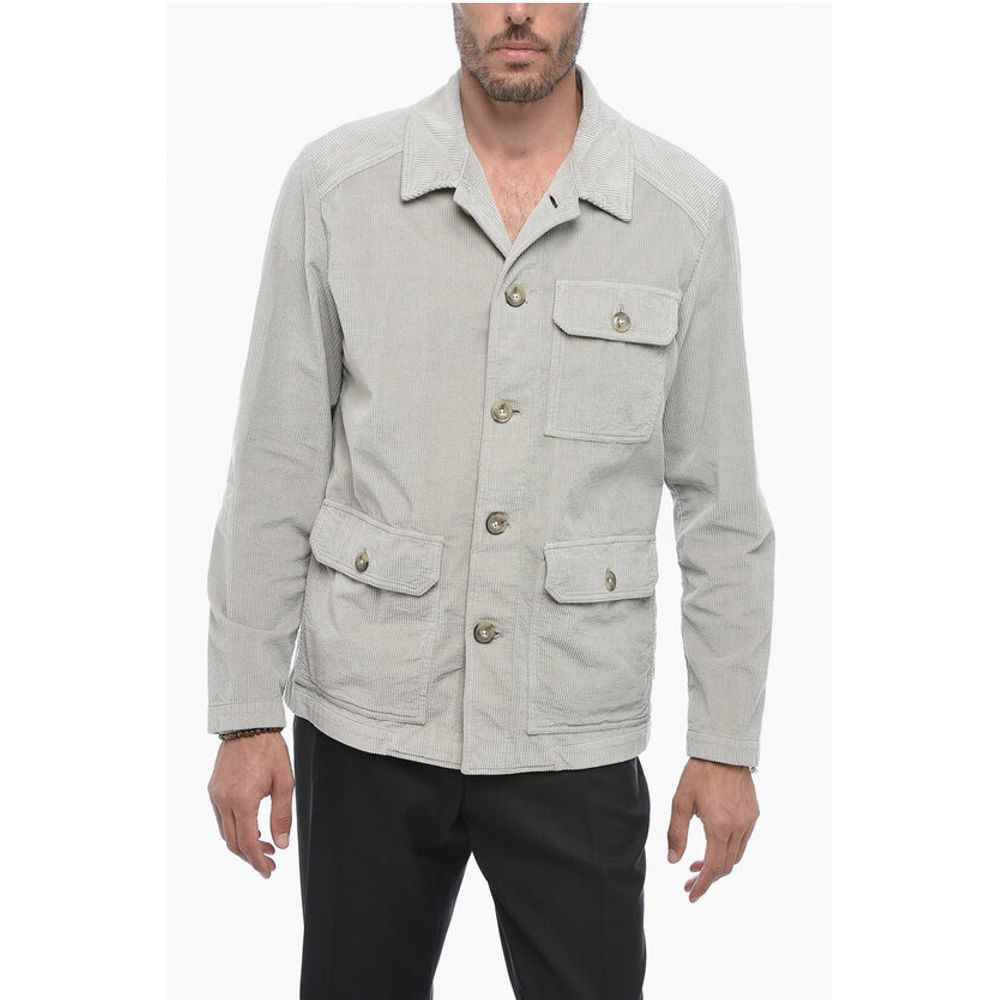 Corduroy HARRISON Overshirt with Collar