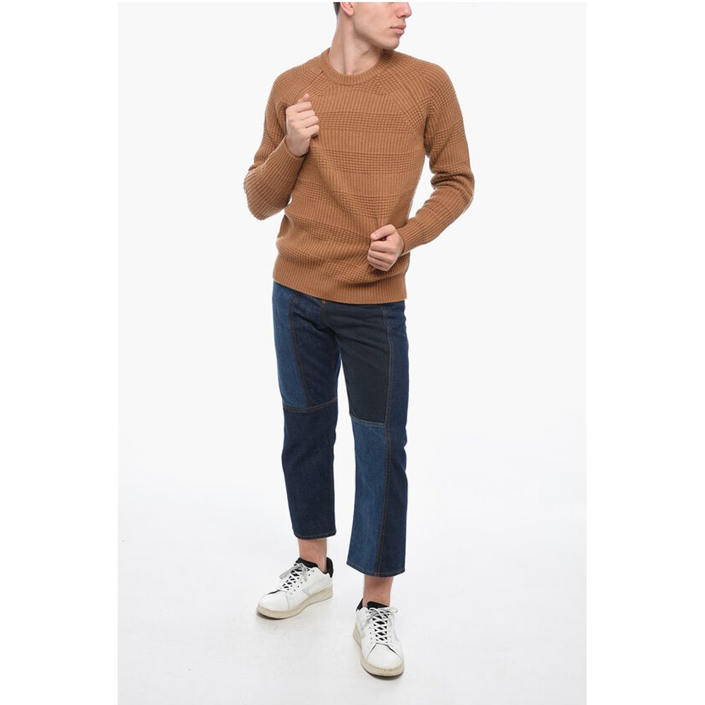 Crew Neck Virgin Wool Pullover