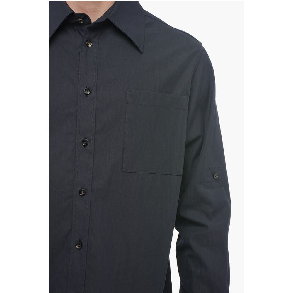 Cotton Shirt with Breast-pocket