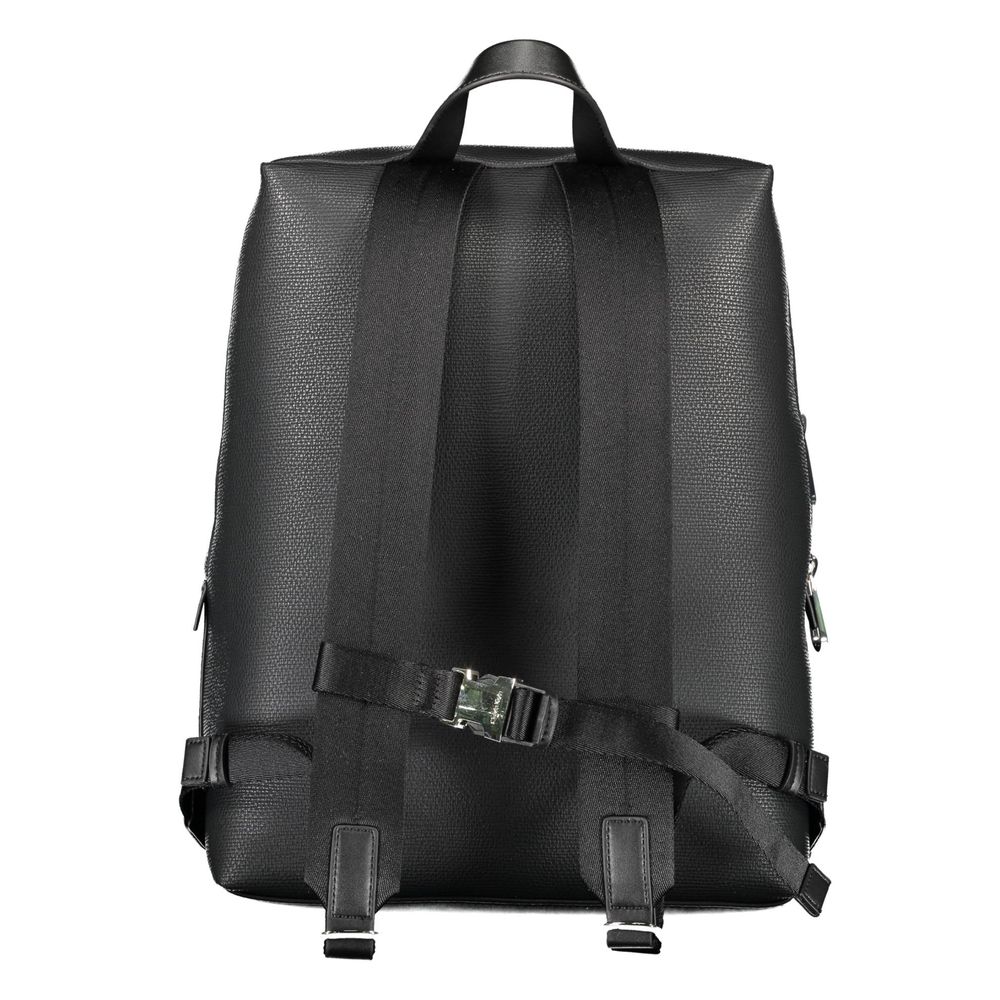Calvin Klein Nero Polyester Men Backpack - Luxe Marca