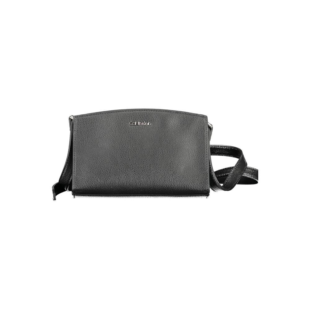 Calvin Klein Black Polyester Women Shoulder Bag - Luxe Marca