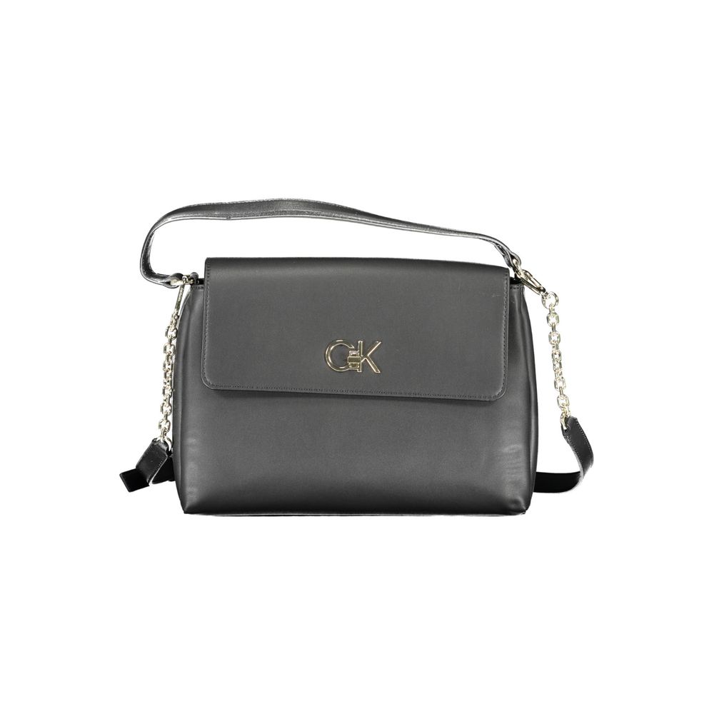 Calvin Klein Black Polyester Women Handbag - Luxe Marca