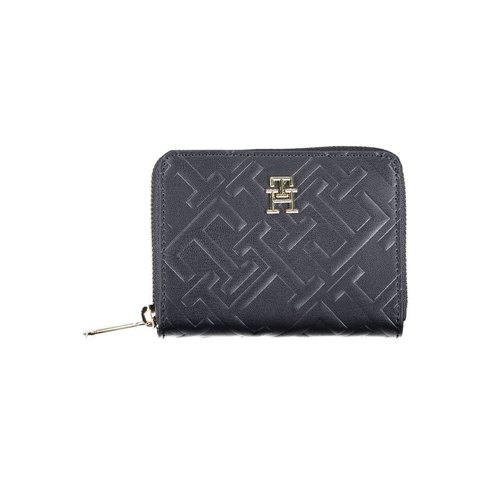 Tommy Hilfiger Blue Polyurethane Women Wallet - Luxe Marca