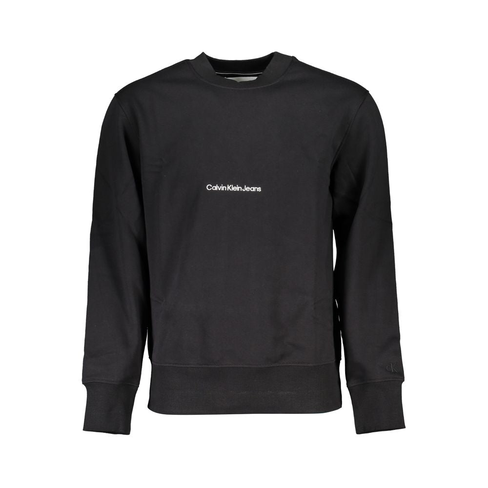 Calvin Klein Black Cotton Men's Sweatshirt - Luxe Marca