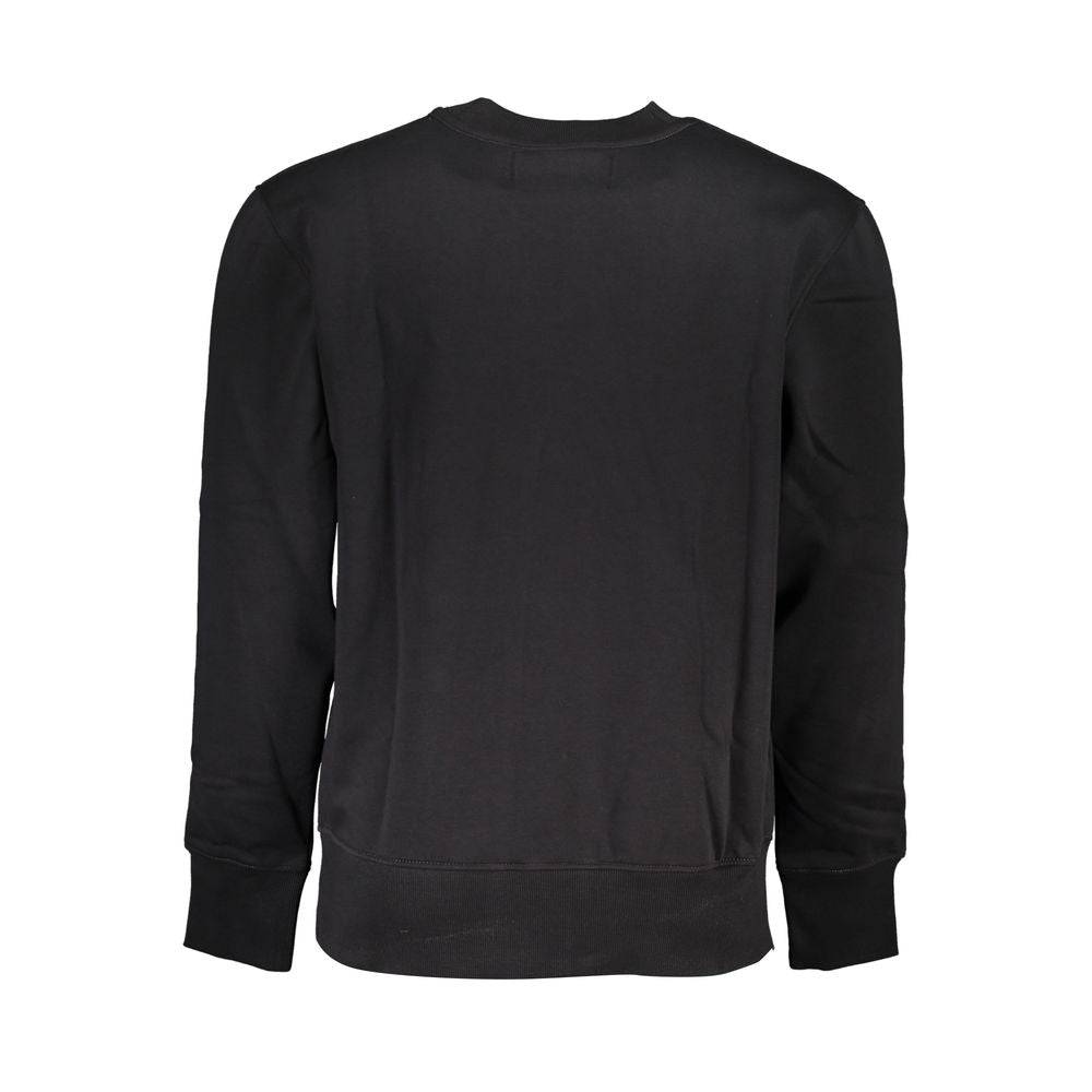 Calvin Klein Black Cotton Men's Sweatshirt - Luxe Marca