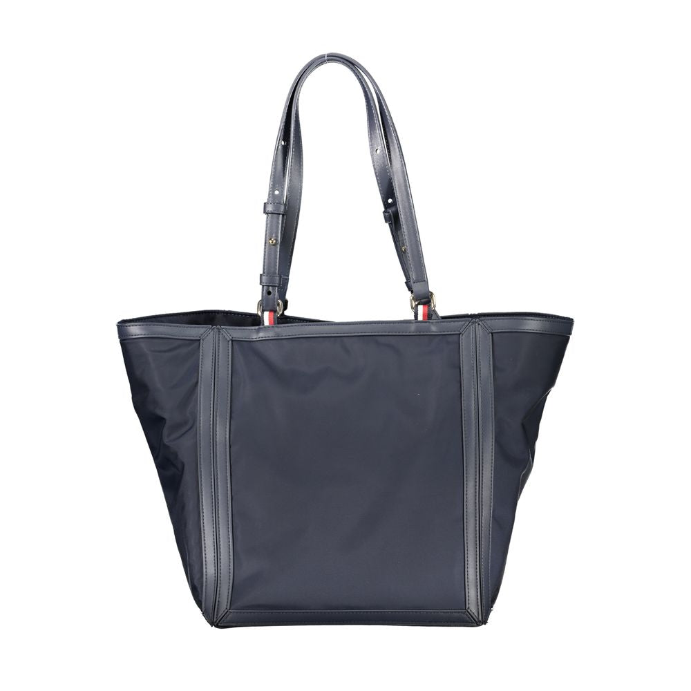 Tommy Hilfiger Blue Polyester Women Handbag - Luxe Marca