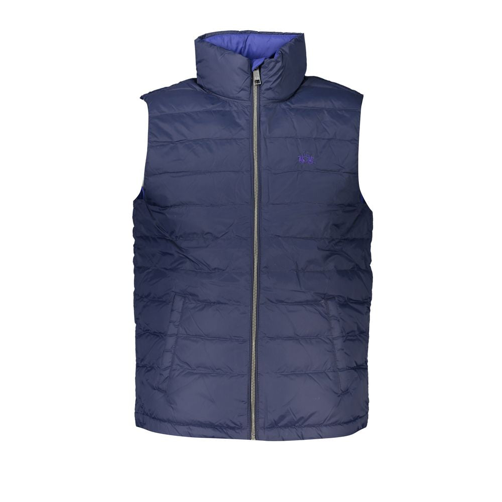 La Martina Blu Poliammide Men Vest