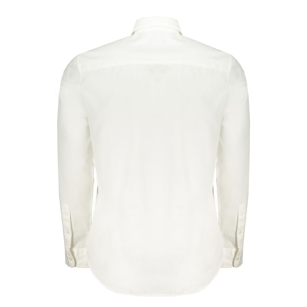 North Sails White Cotton Men Shirt - Luxe Marca