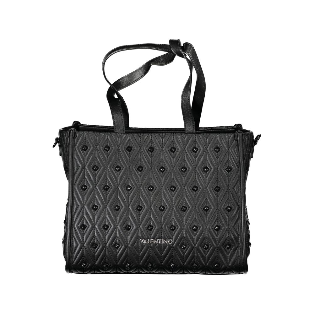 Mario Valentino Black Polyurethane Women Handbag