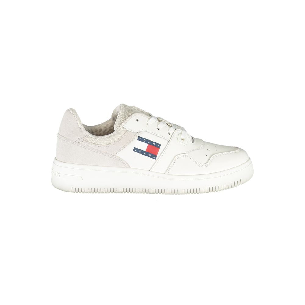 Tommy Hilfiger Bianco Leather Women Sneaker - Luxe Marca