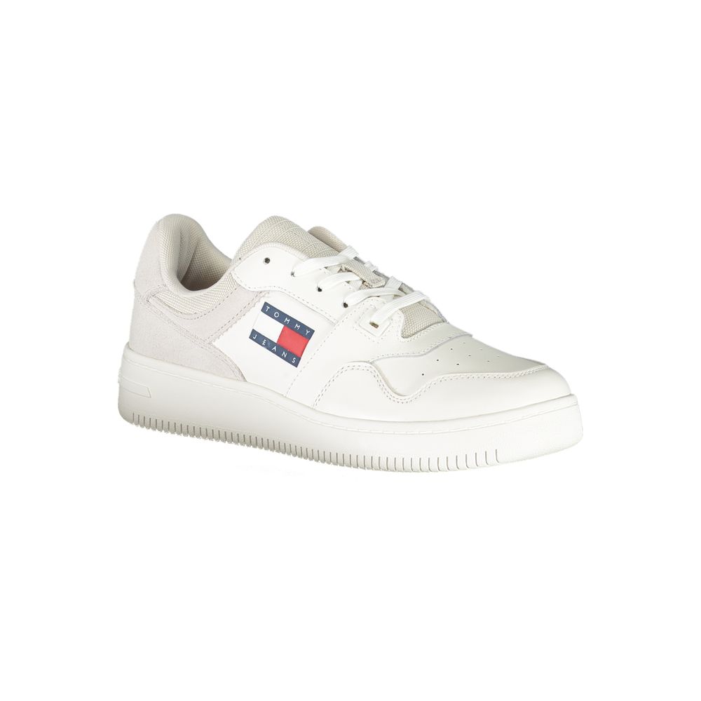 Tommy Hilfiger Bianco Leather Women Sneaker - Luxe Marca