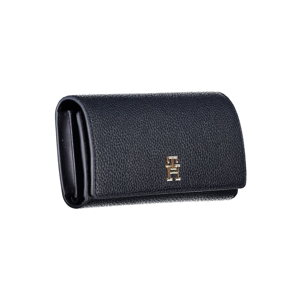 Tommy Hilfiger Blue Polyurethane Women Wallet - Luxe Marca