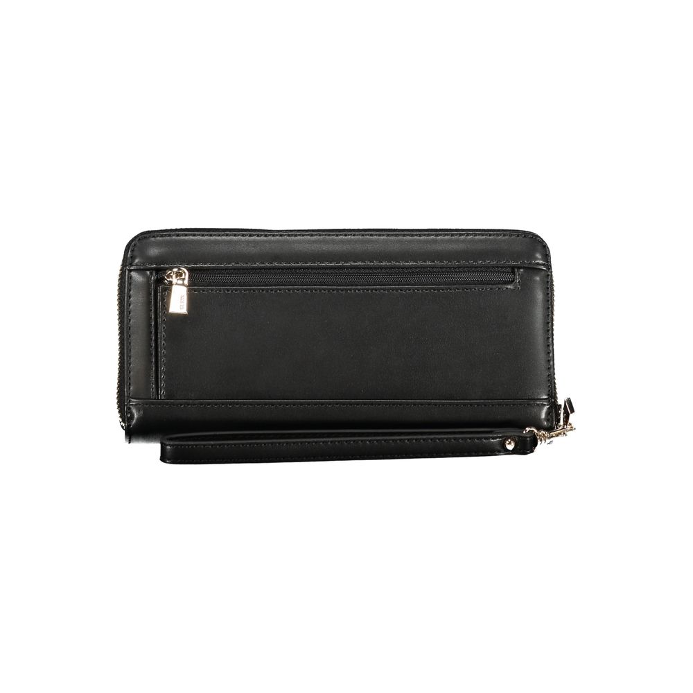 Guess Jeans Nero Polyurethane Women Wallet