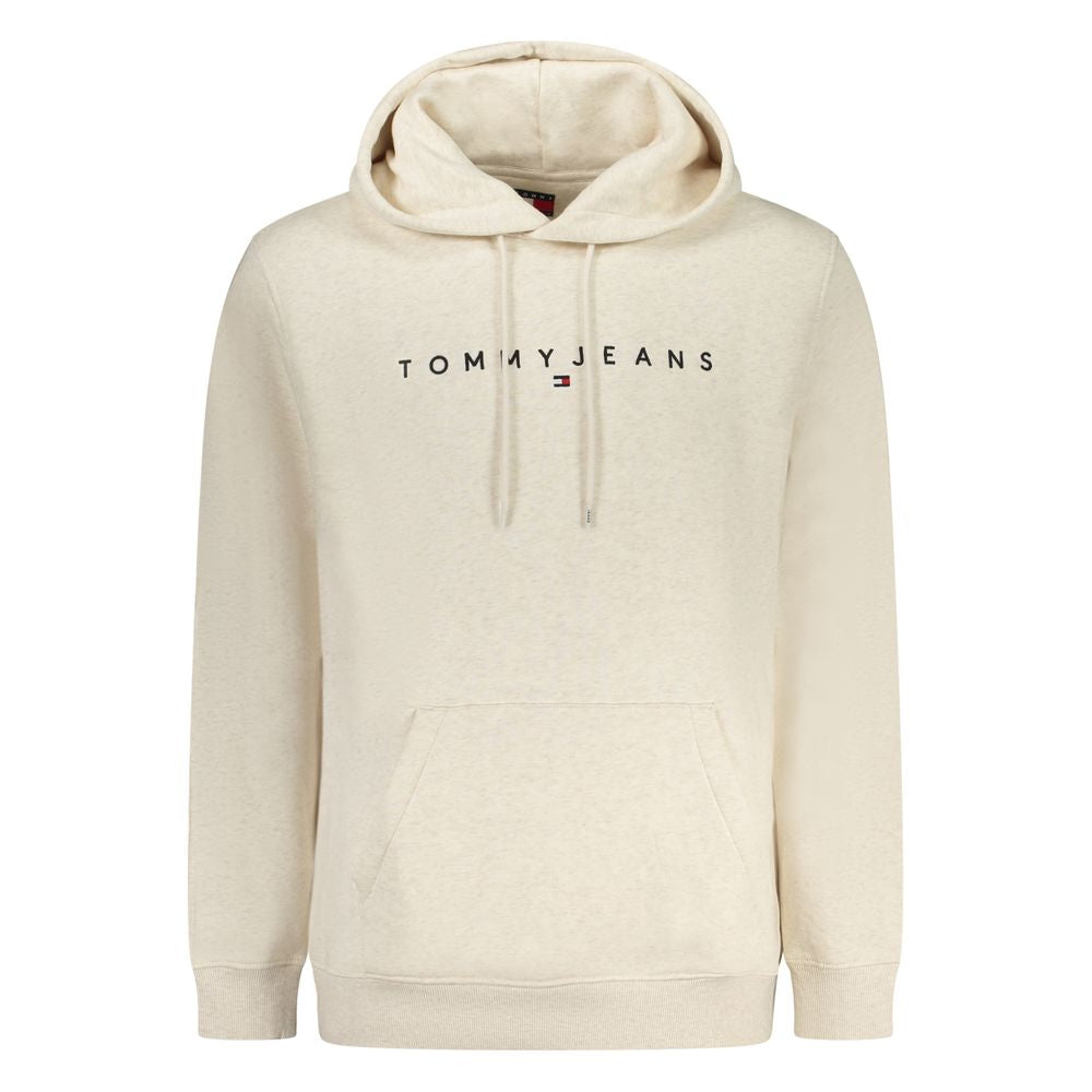 Tommy Hilfiger Beige Cotton Men's Sweatshirt Hoodie