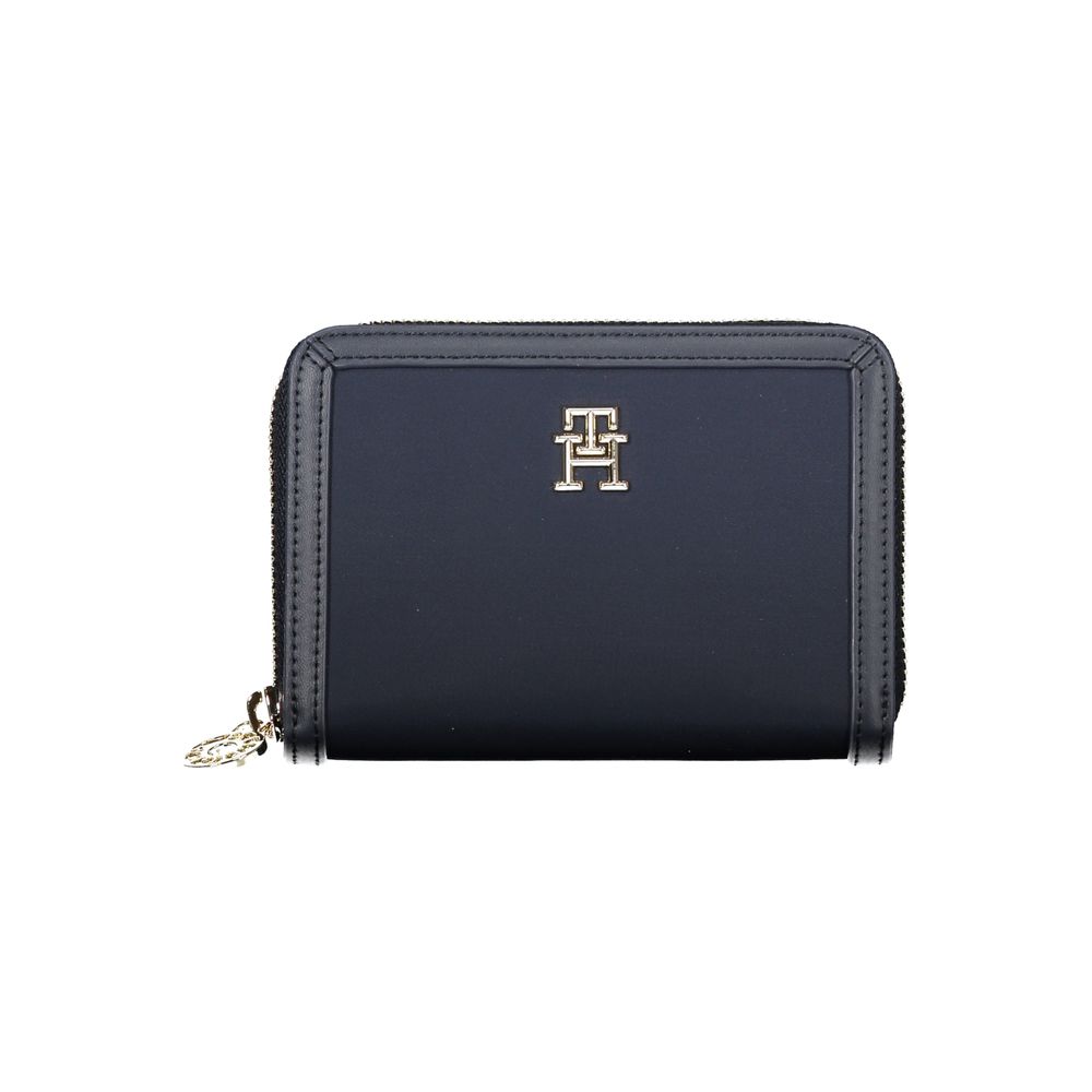 Tommy Hilfiger Blue Polyester Women Wallet - Luxe Marca