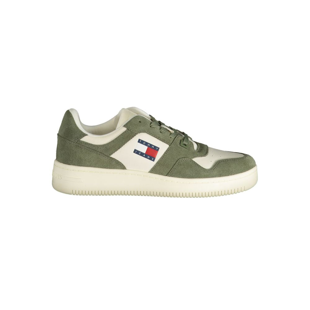 Tommy Hilfiger Verde Leather Men Sneaker - Luxe Marca