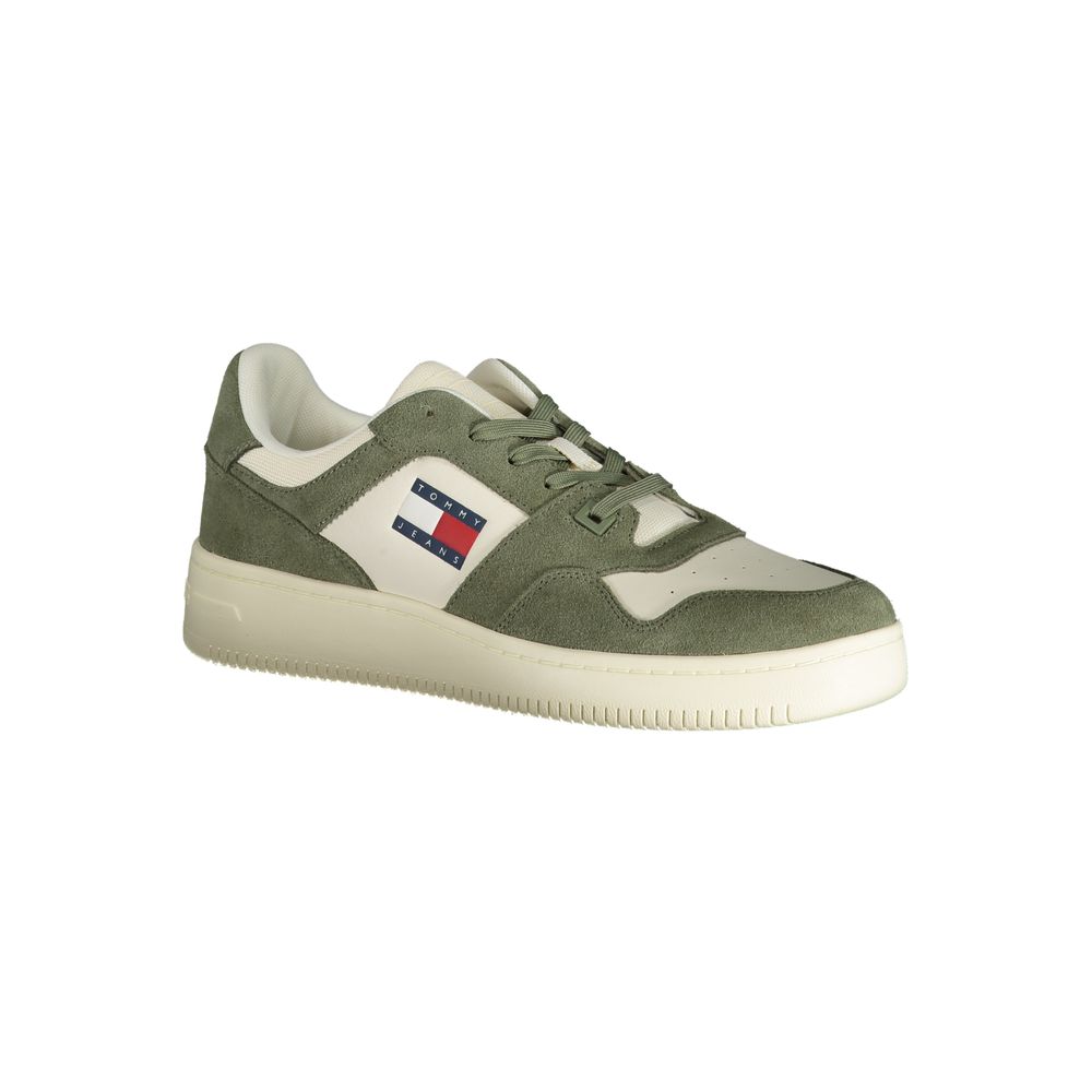 Tommy Hilfiger Verde Leather Men Sneaker - Luxe Marca