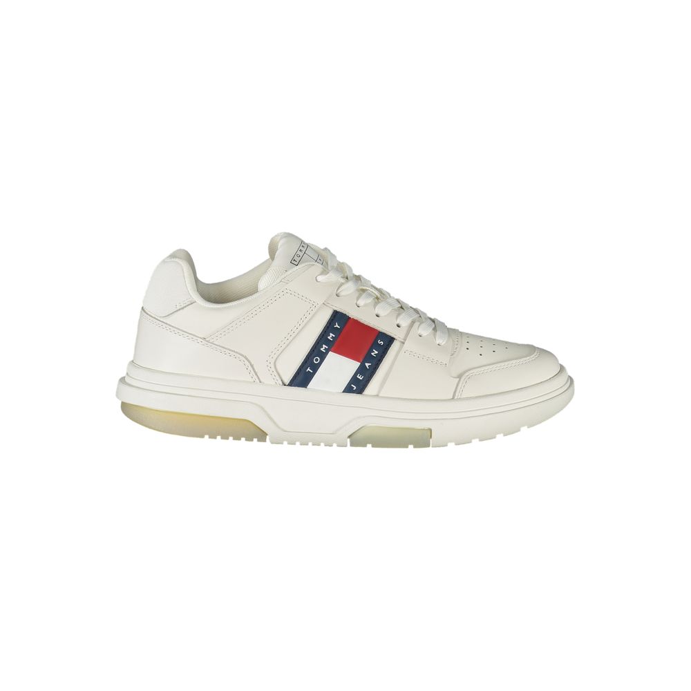 Tommy Hilfiger Bianco Leather Women Sneaker - Luxe Marca